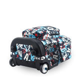 Sunrise Rolling Backpack (18 Inch) in Graffiti