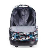 Sunrise Rolling Backpack (18 Inch) in Graffiti