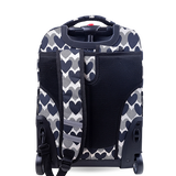 Sunrise Rolling Backpack (18 Inch) in Heart Dot