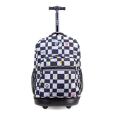 Sunrise Rolling Backpack (18 Inch) in Icon Checkers