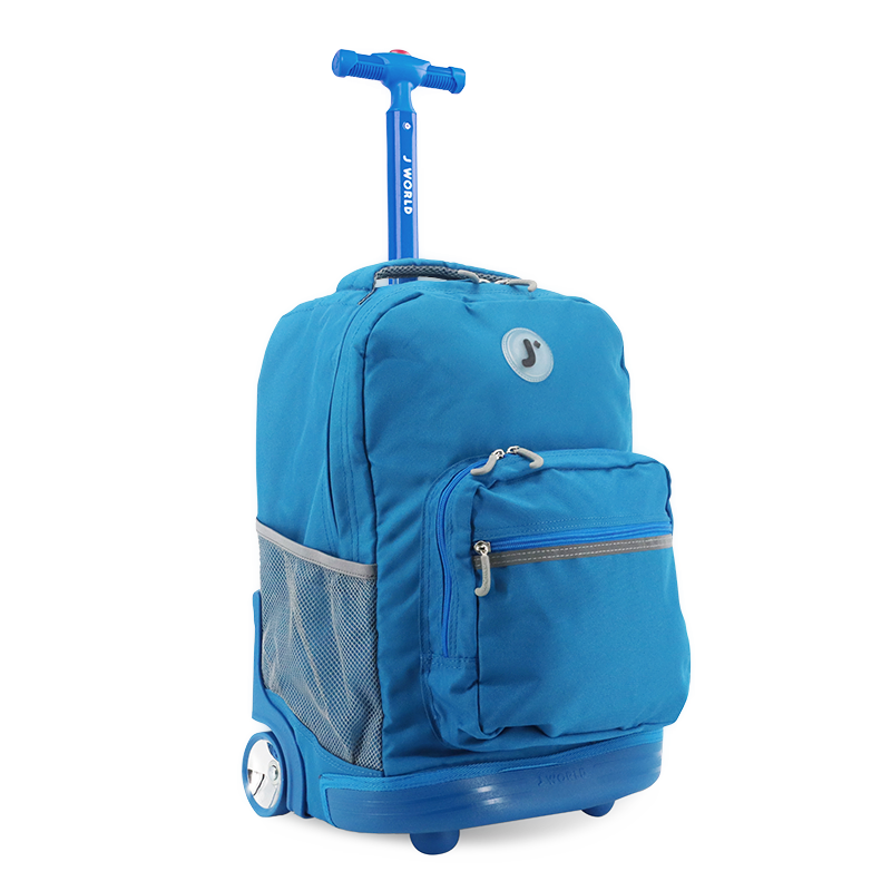 Sunrise Rolling Backpack (18 Inch) in Indigo - JWorldstore