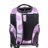 Sunrise Rolling Backpack (18 Inch) in Mr Eggplant