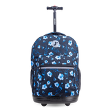 Sunrise Rolling Backpack (18 Inch) in Night Bloom