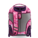 Sunrise Rolling Backpack (18 Inch) in Purple Galaxy