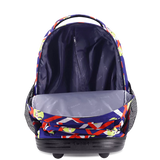 Sunrise Rolling Backpack (18 Inch) in Tennisy