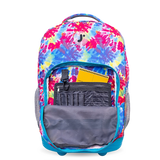 Sunrise Rolling Backpack (18 Inch) in Tie Dye