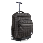 Sundance Laptop Rolling Backpack (20 Inch) in Argyle Black - JWorldstore