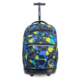 Sundance Laptop Rolling Backpack (19.5 Inch) in Cubes