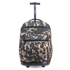 Sundance Laptop Rolling Backpack (20 Inch) in Green Camo - JWorldstore