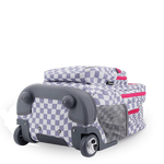 Sundance Laptop Rolling Backpack (20 Inch) in Lavender Checkers - JWorldstore