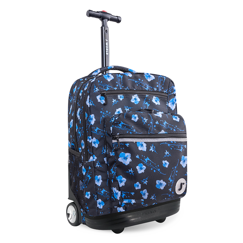 Sundance Laptop Rolling Backpack (20 Inch) in Night Bloom - JWorldstore