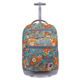 Sundance Laptop Rolling Backpack (19.5 Inch) in Retro Bloom