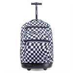 Sundance Laptop Rolling Backpack (20 Inch) in Wavy Checkers - JWorldstore