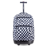 Sundance Laptop Rolling Backpack (20 Inch) in Wavy Checkers - JWorldstore