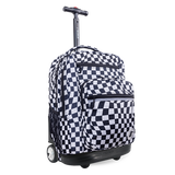 Sundance Laptop Rolling Backpack (20 Inch) in Wavy Checkers - JWorldstore