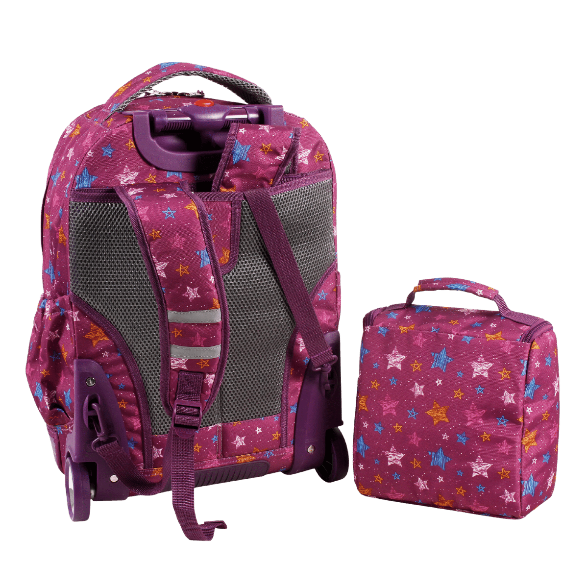 Setbeamer Rolling Backpack With Lunch Bag (18 Inch) - JWorldstore